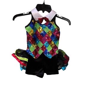 NWOT A Wish Come True Halloween Dance Sequin Costume Size S